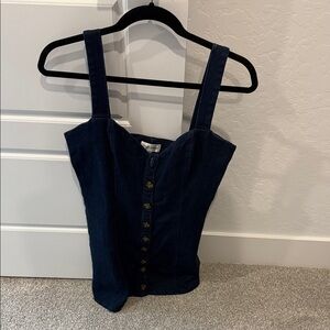 Privacy Please Navy denim Mini Dress size small